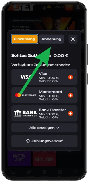 Mystery Joker Gewinn auszahlen