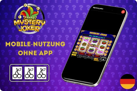 Mystery Joker mobil spielen ohne App auf dem Smartphone