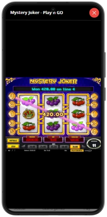 Mystery Joker drie Joker's Hat scatters op alle rollen