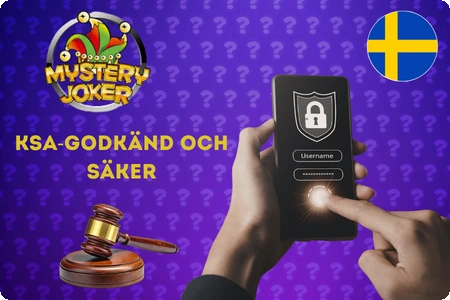 Mystery Joker lagligt spelande i Sverige med Spelinspektionen-licens