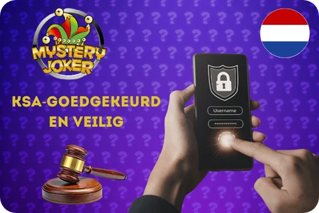 Mystery Joker legaal spelen in Nederland met KSA-licentie
