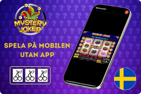 Mystery Joker mobilt spelande utan app på smartphone